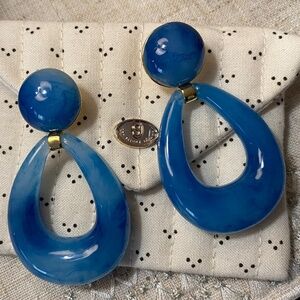 Sezane Mila Earrings - Beautiful Blue